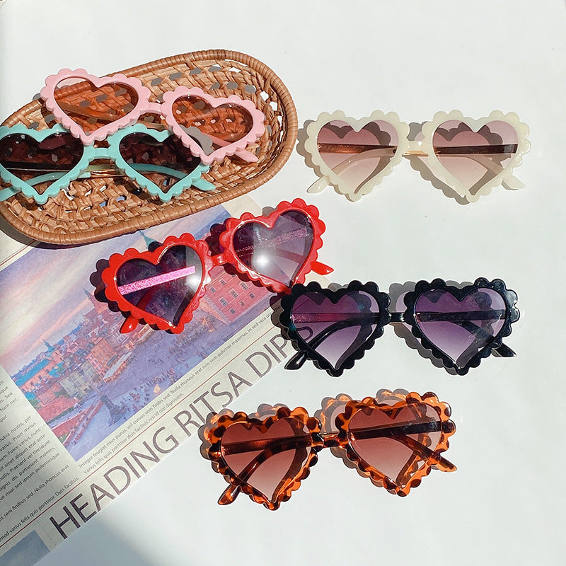 Fashion Cute Heart-shaped Children's Glasses