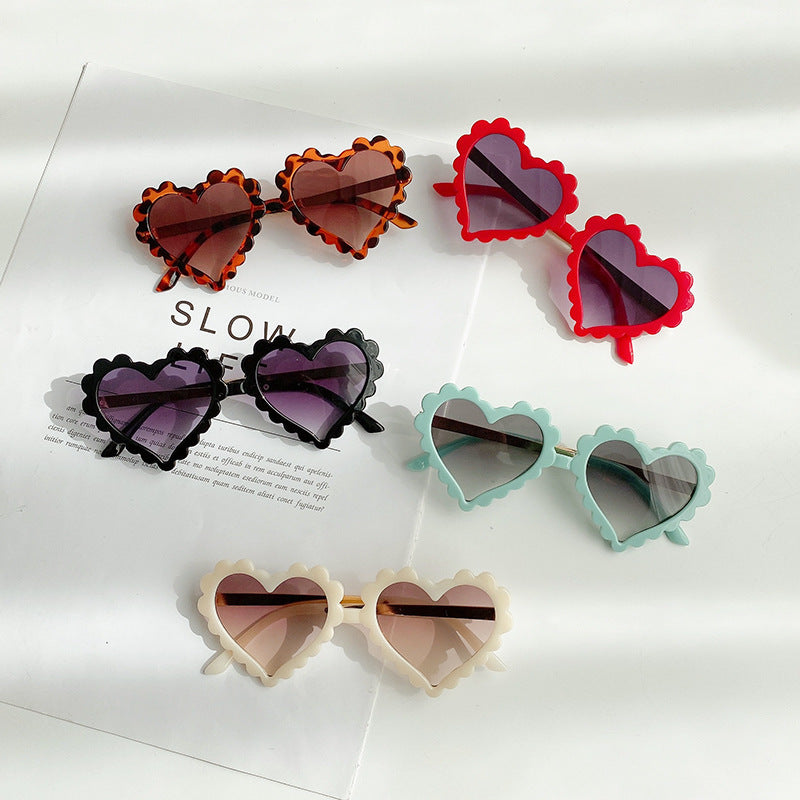 Fashion Cute Heart-shaped Children's Glasses