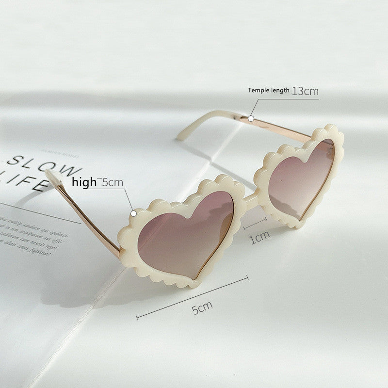 Fashion Cute Heart-shaped Children's Glasses