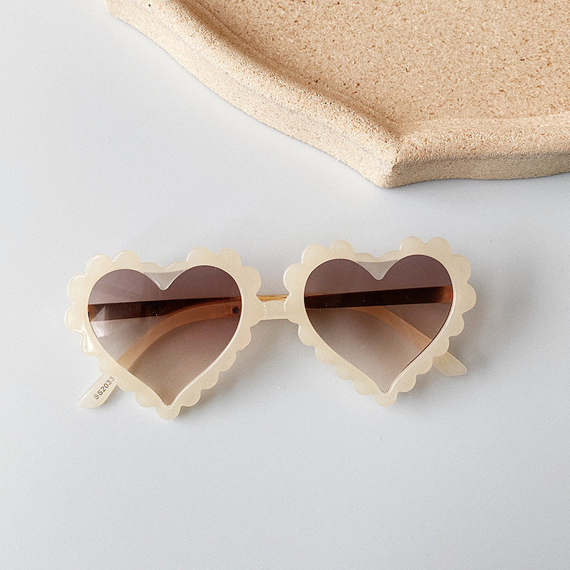 Fashion Cute Heart-shaped Children's Glasses