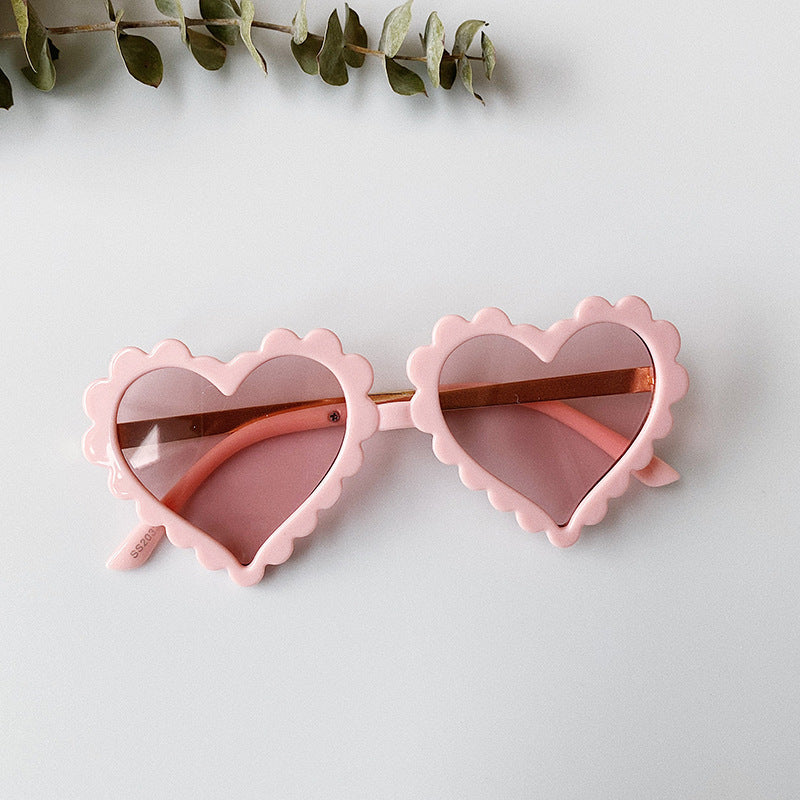 Fashion Cute Heart-shaped Children's Glasses