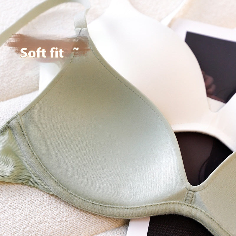 Seamless Underwear Women's Thin Breathable One-piece Sexy Bra Wireless