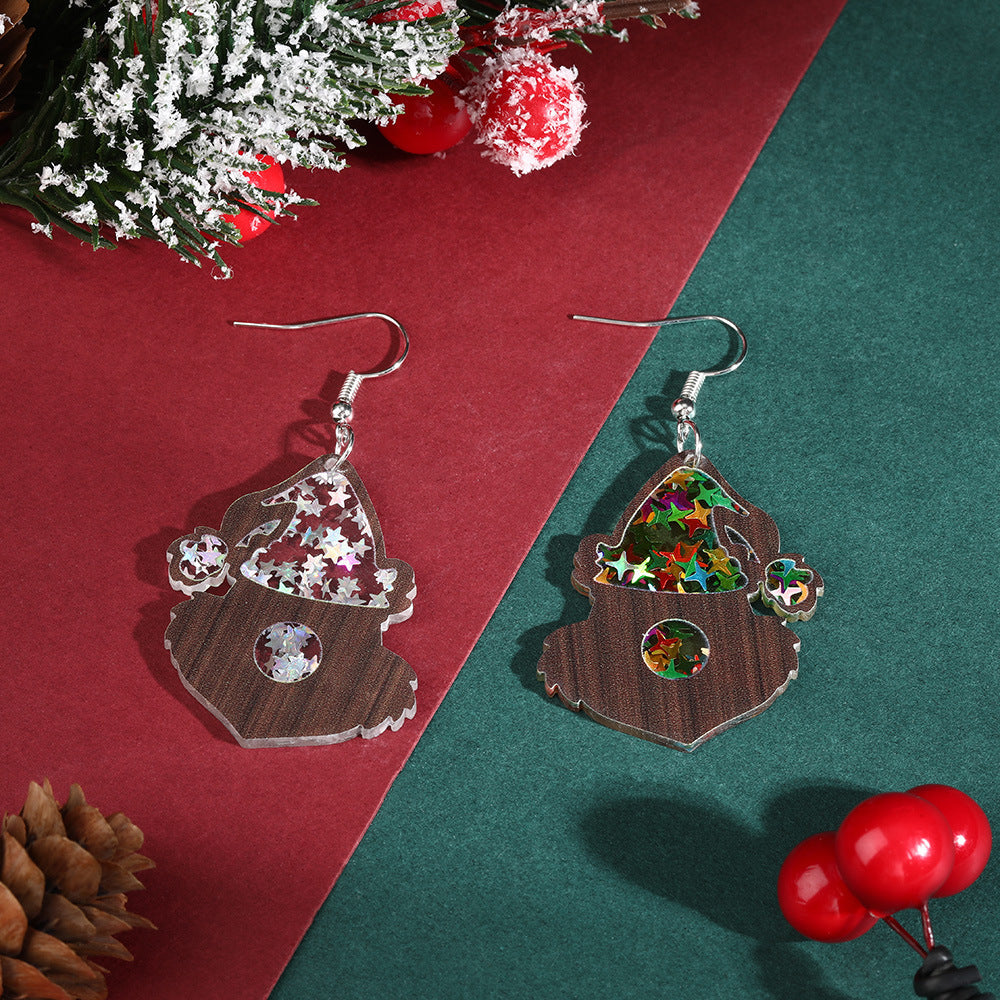 Acrylic Christmas Earrings