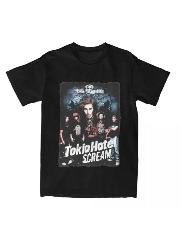 Tokio Hotel Merch T-Shirt For Men Women German Rock Metal Band Unique Pure  Original Tee Shirts