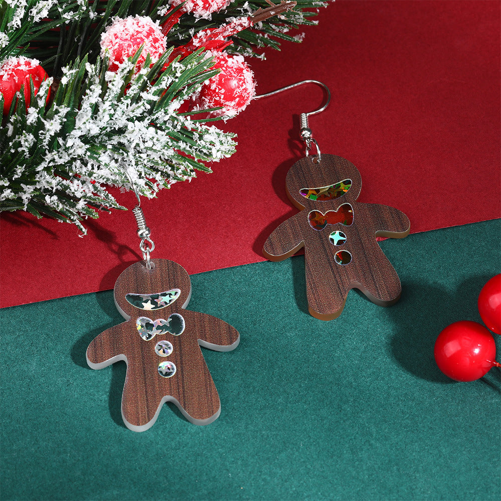 Acrylic Christmas Earrings