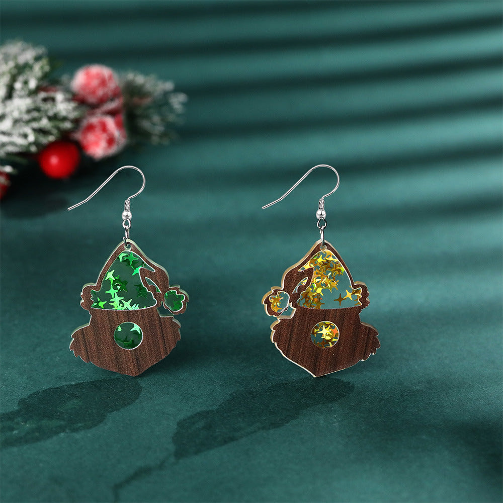 Acrylic Christmas Earrings