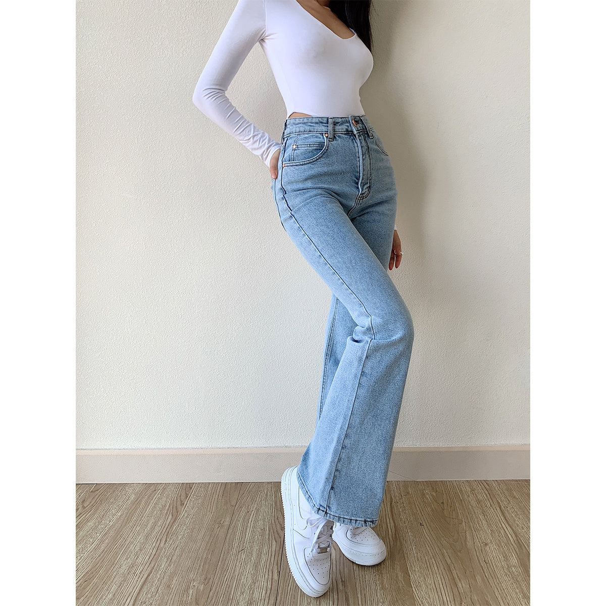 Women's Fashion High Elastic Butt Lift Slim Jeans